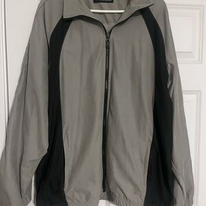 Winners Mens Lightweight Zip-Up Jacket Elastic Waist & Cuffs Zippered Pockets L